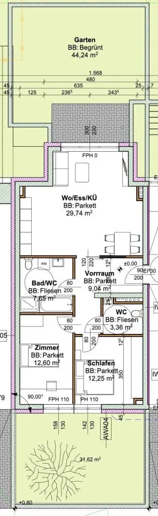 3-Zimmer-Gewerbeimmobilie kaufen in Linz – 74,64 m², € 395.600 – Bild 3 von 5