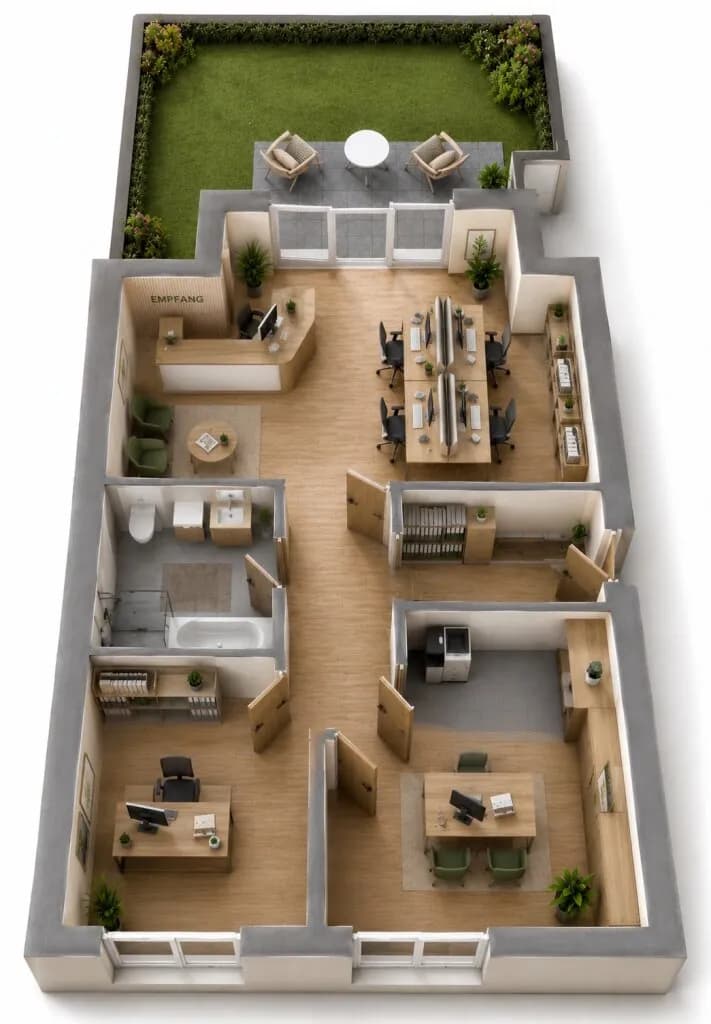 3-Zimmer-Gewerbeimmobilie kaufen in Linz – 74,64 m², € 395.600 – Bild 5 von 5