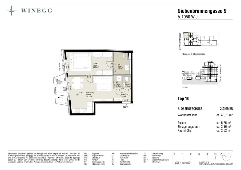 Immobilie kaufen in Wien – 48,75 m², € 363.600 – Bild 7 von 7