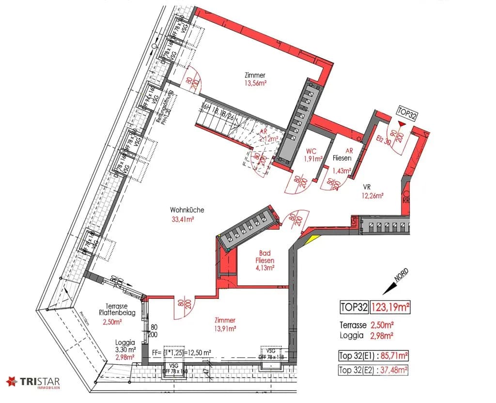 3-Zimmer-Wohnung kaufen in Wien – 123,19 m², € 899.000 – Bild 20 von 23