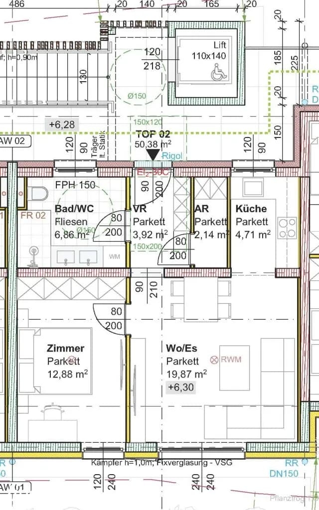 2-Zimmer-Wohnung kaufen in Leibnitz – 50,38 m², € 206.482 – Bild 5 von 5