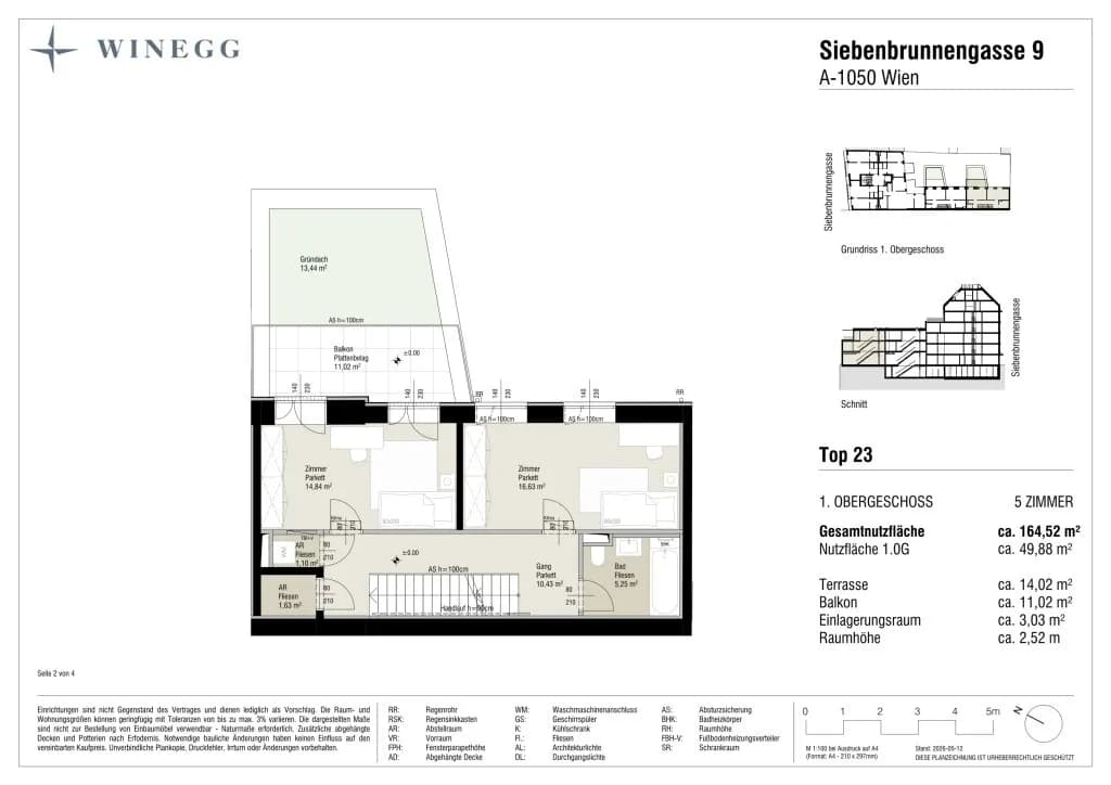 4-Zimmer-Wohnung kaufen in Wien – 158,49 m², € 1.945.200 – Bild 11 von 13