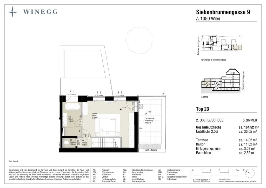 4-Zimmer-Wohnung kaufen in Wien – 158,49 m², € 1.945.200 – Bild 12 von 13