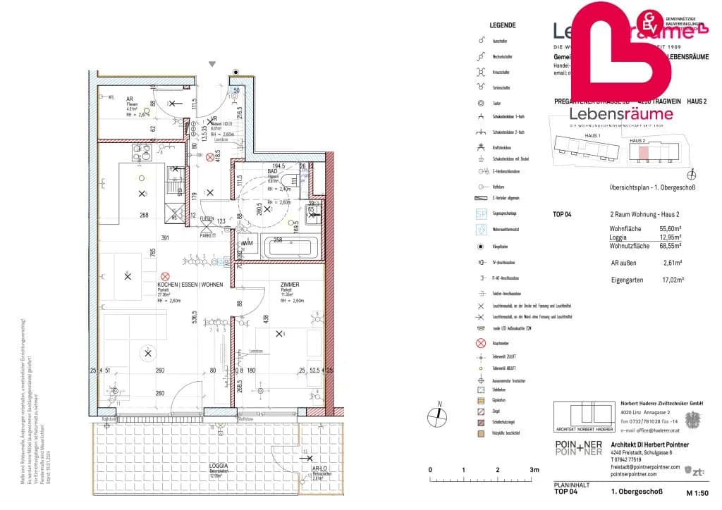 2-Zimmer-Wohnung kaufen in Freistadt – 56 m², € 250.871 – Bild 9 von 10