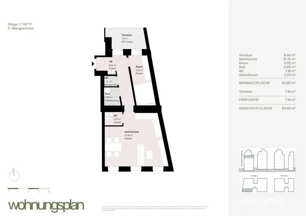 2-Zimmer-Wohnung kaufen in Wien – 50,82 m², € 425.000 – Bild 19 von 19