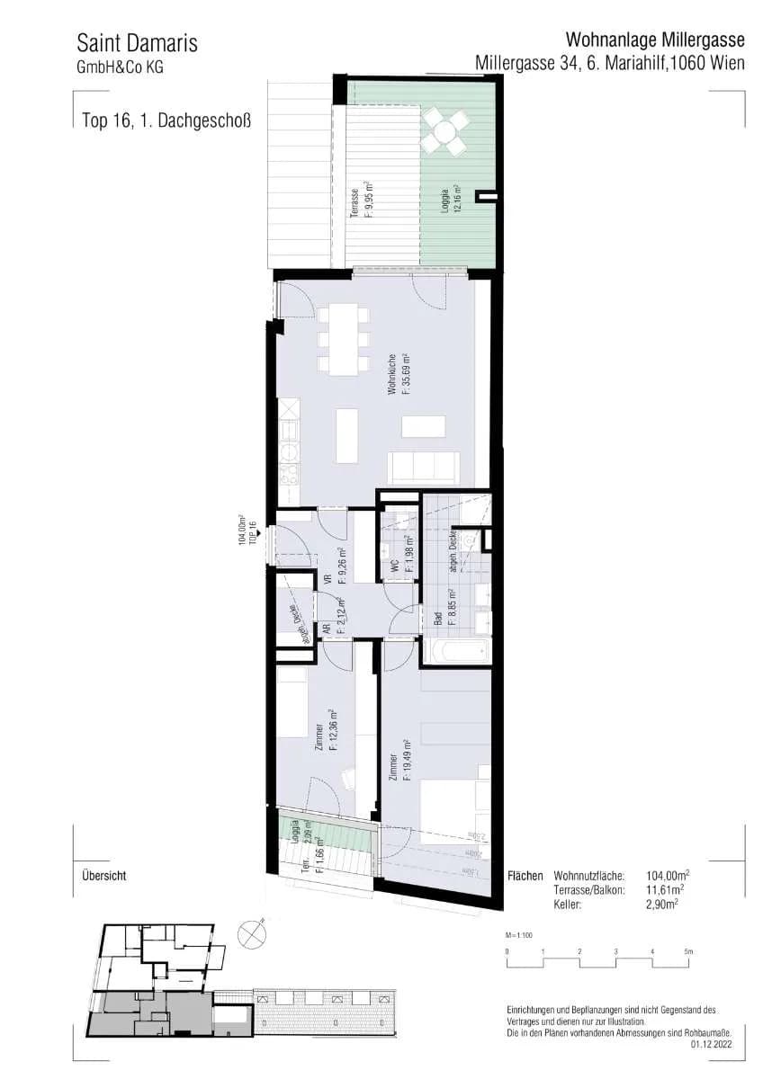 3-Zimmer-Wohnung kaufen in Wien – 88,29 m², € 959.633 – Bild 19 von 20