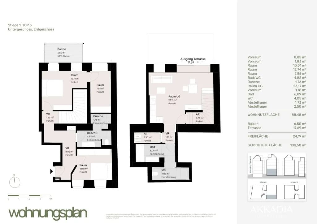 4-Zimmer-Wohnung kaufen in Wien – 88,48 m², € 659.000 – Bild 23 von 23