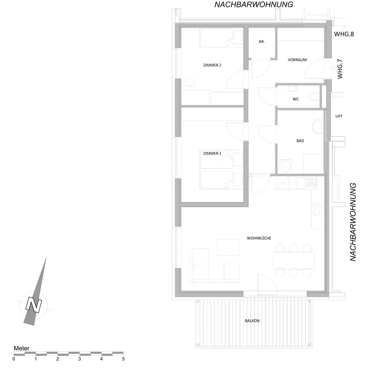3-Zimmer-Wohnung mieten in Murtal – 74 m², € 957 – Bild 4 von 4