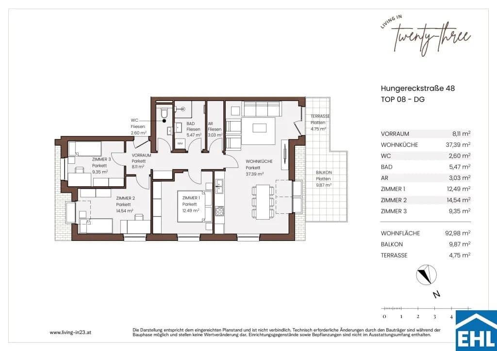4-Zimmer-Wohnung kaufen in Wien – 92,98 m², € 569.000 – Bild 9 von 9