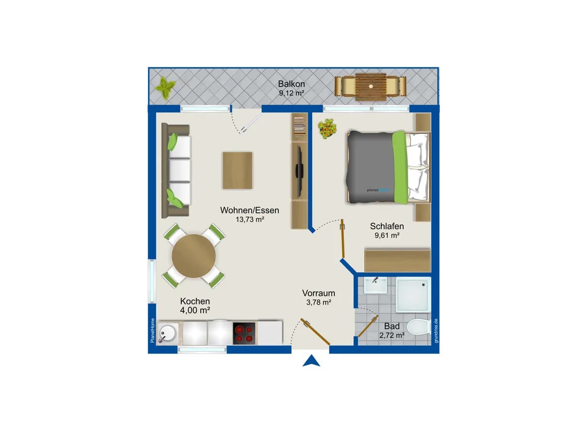 2-Zimmer-Wohnung mieten in Innsbruck-Land – 33,67 m², € 1.200 – Bild 9 von 9