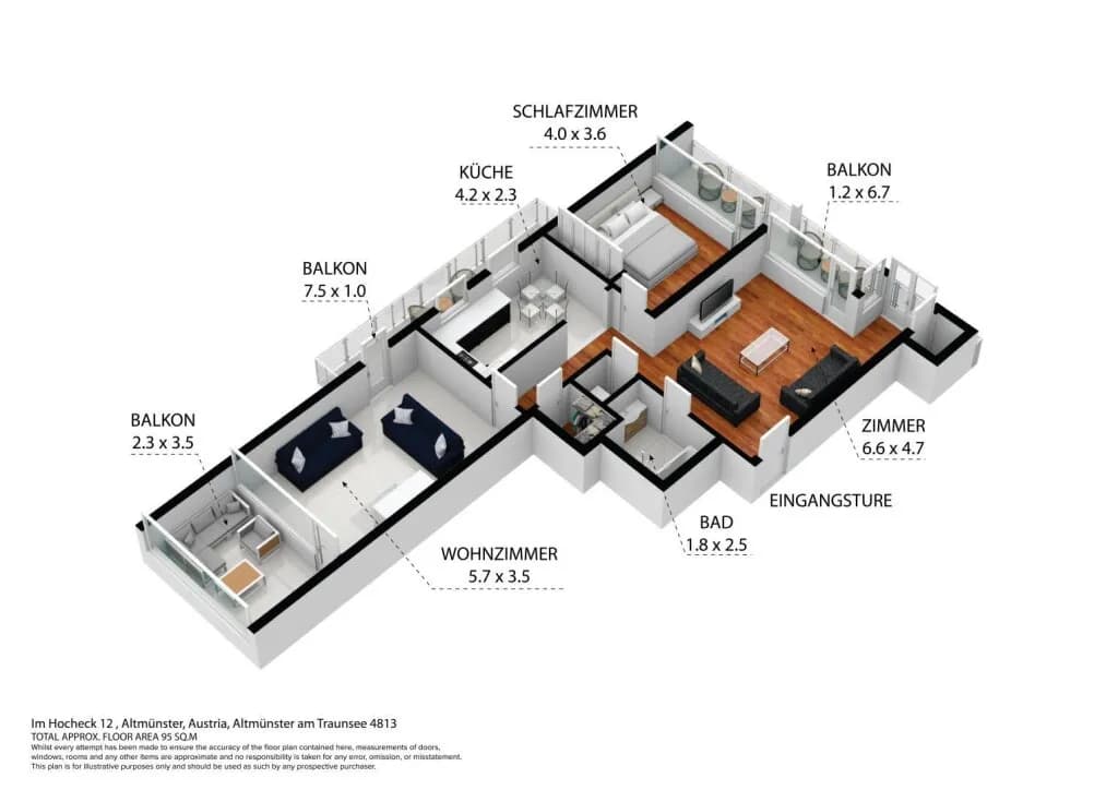 3-Zimmer-Wohnung kaufen in Gmunden – 82,98 m², € 349.000 – Bild 36 von 36