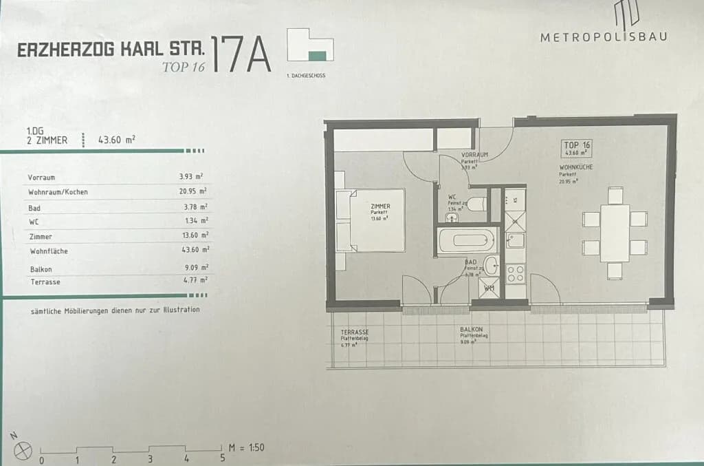 2-Zimmer-Wohnung kaufen in Wien – 44 m², € 290.000 – Bild 19 von 29