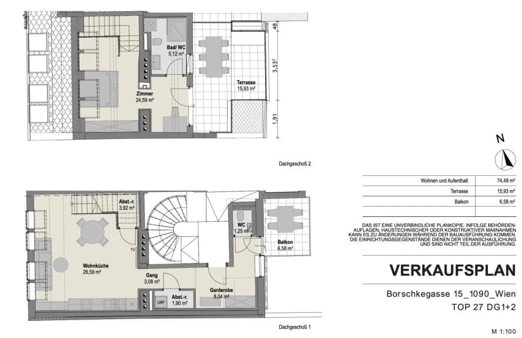 2-Zimmer-Wohnung kaufen in Wien – 73,09 m², € 690.000 – Bild 19 von 20