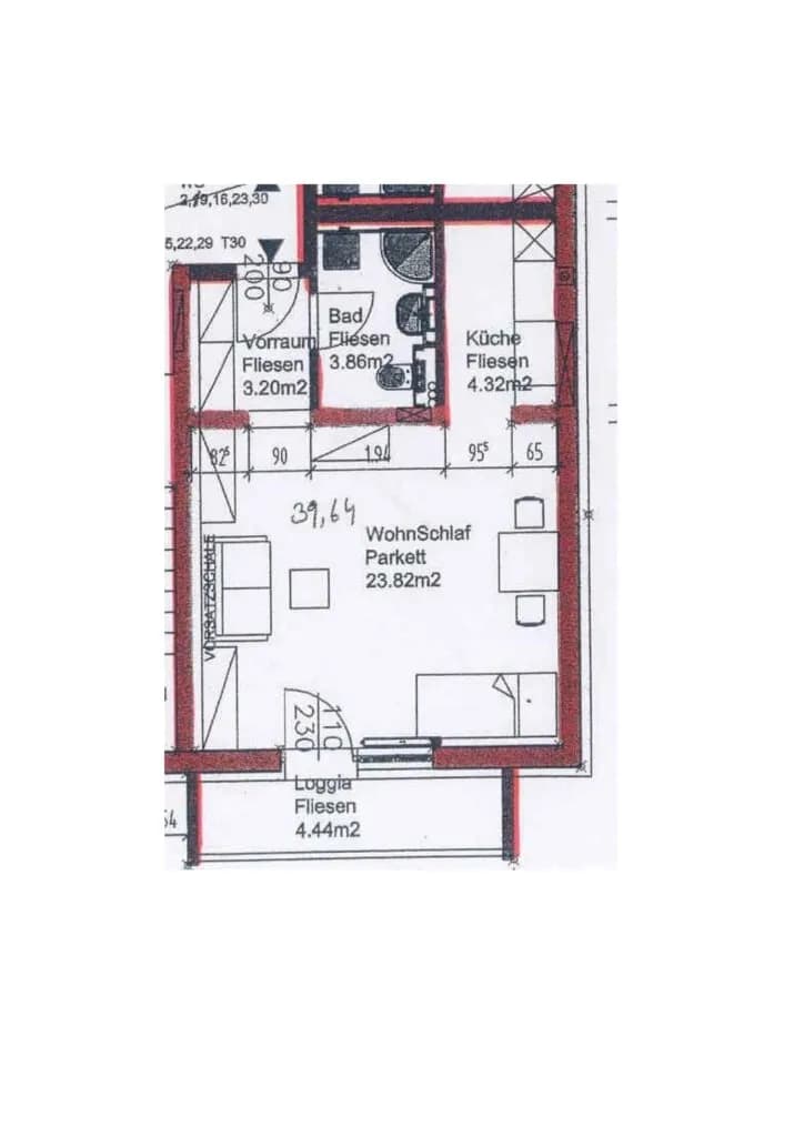 1-Zimmer-Wohnung mieten in Linz – 35,2 m², € 531 – Bild 5 von 5