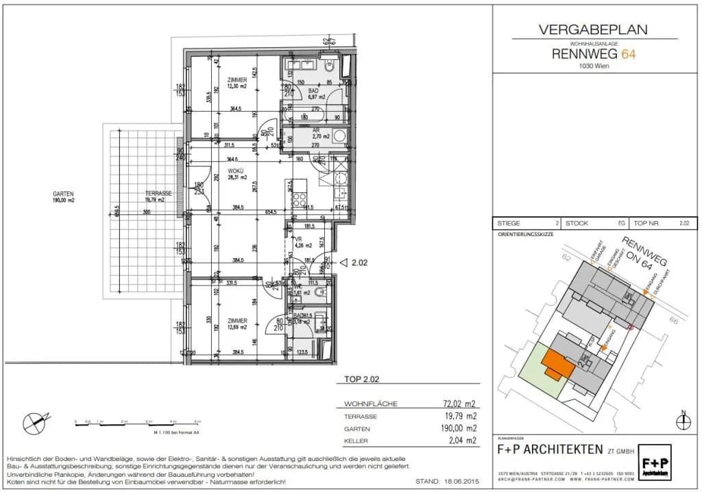 3-Zimmer-Wohnung mieten in Wien – 72,02 m², € 1.790 – Bild 16 von 16