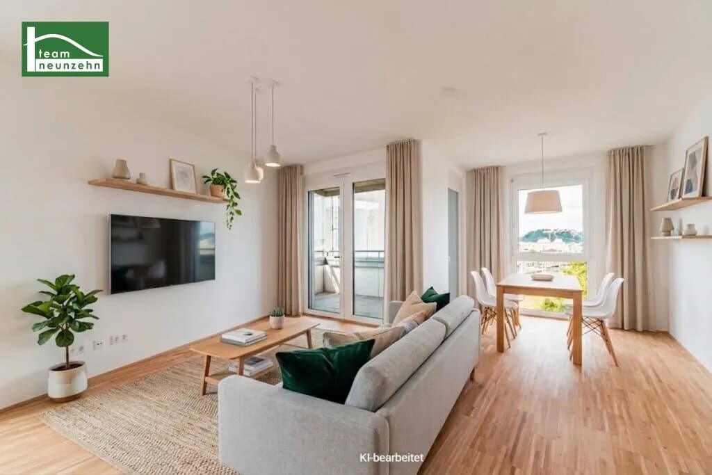 3-Zimmer-Wohnung mieten in Graz – 74,98 m², € 1.199