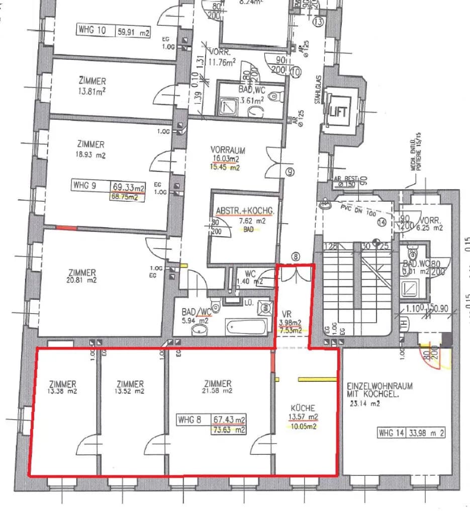 3-Zimmer-Wohnung kaufen in Wien – 67,43 m², € 275.000 – Bild 14 von 14