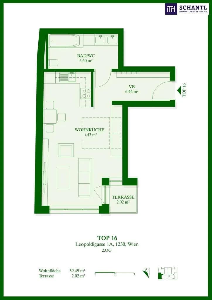 1-Zimmer-Wohnung kaufen in Wien – 39,49 m², € 218.349 – Bild 25 von 25