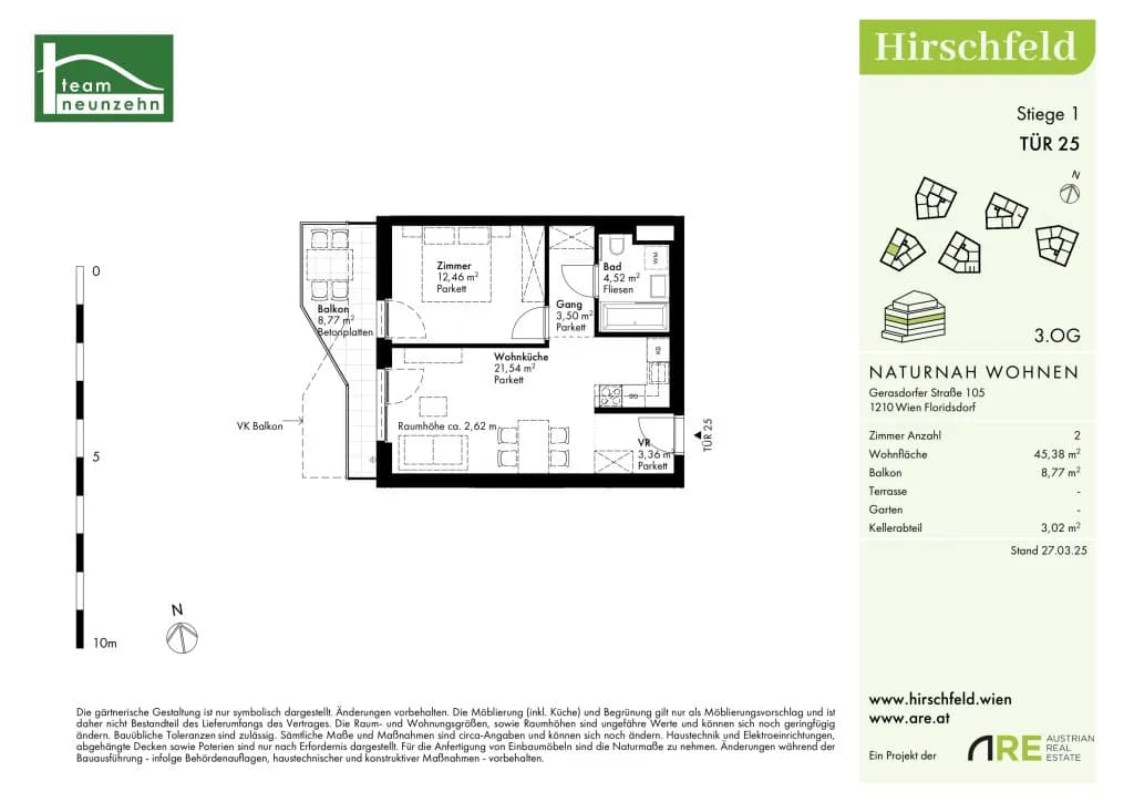 2-Zimmer-Wohnung kaufen in Wien – 45,38 m², € 264.000 – Bild 28 von 28