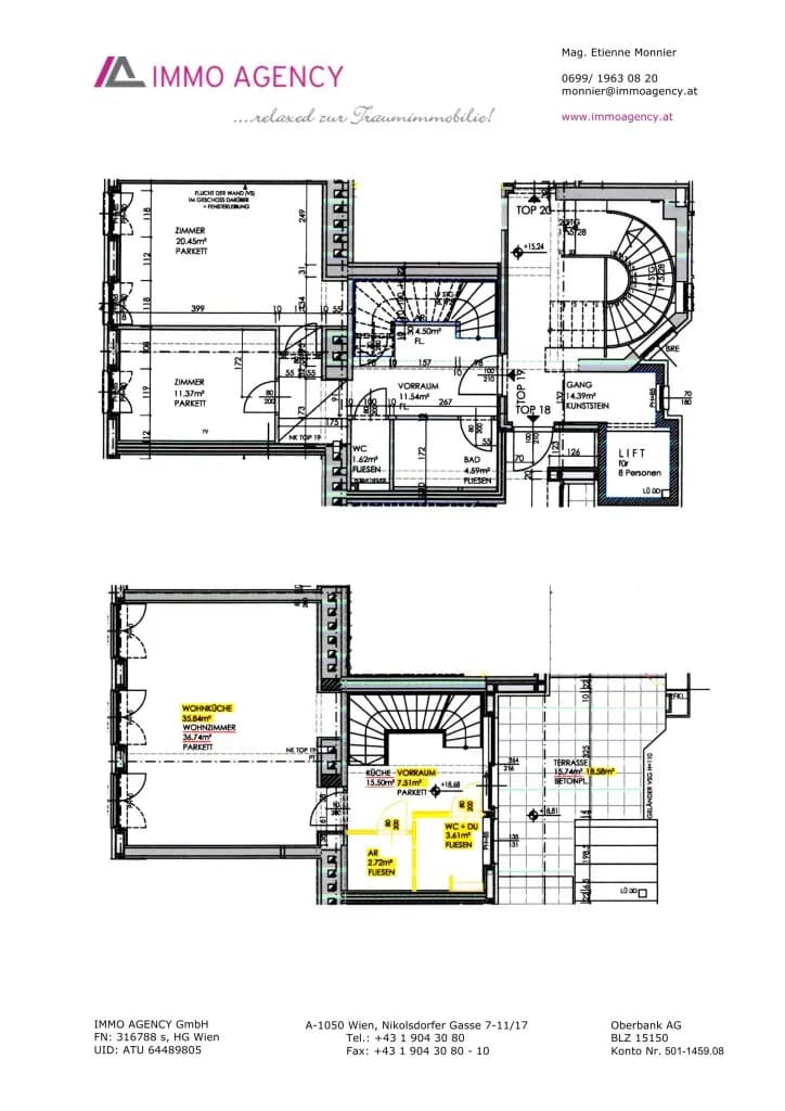 4-Zimmer-Wohnung mieten in Wien – 115 m², € 2.480 – Bild 25 von 26