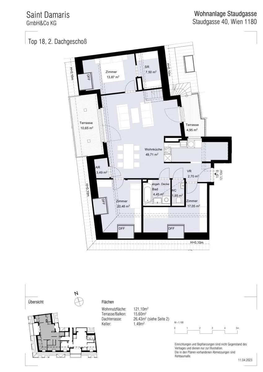 4-Zimmer-Wohnung kaufen in Wien – 121,1 m², € 1.436.100 – Bild 17 von 21