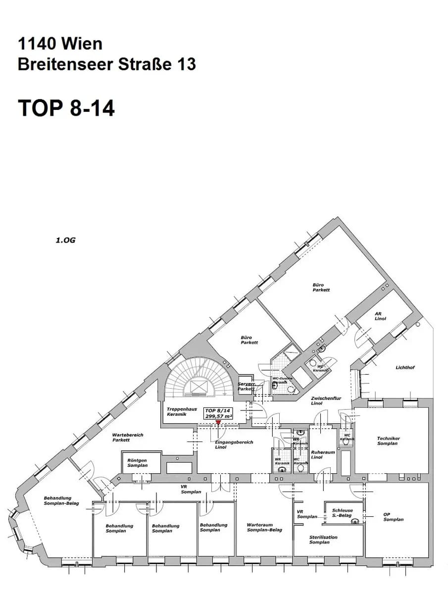 12-Zimmer-Gewerbeimmobilie kaufen in Wien – 286 m², € 980.000 – Bild 7 von 8