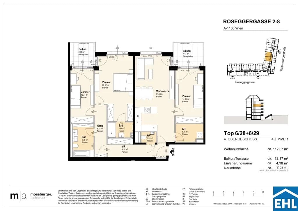 4-Zimmer-Wohnung kaufen in Wien – 112,57 m², € 816.300 – Bild 13 von 13