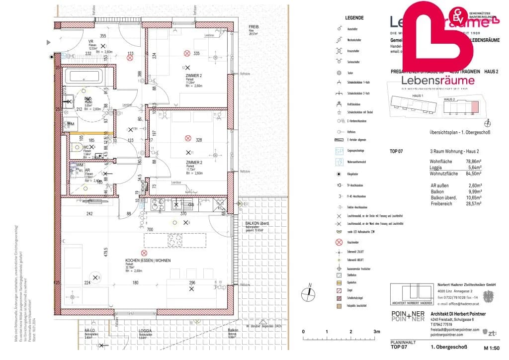 3-Zimmer-Wohnung kaufen in Freistadt – 78 m², € 321.871 – Bild 11 von 11