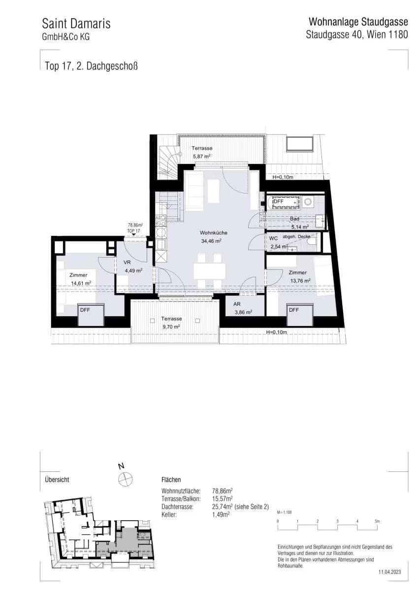 3-Zimmer-Wohnung kaufen in Wien – 78,86 m², € 991.100 – Bild 17 von 19