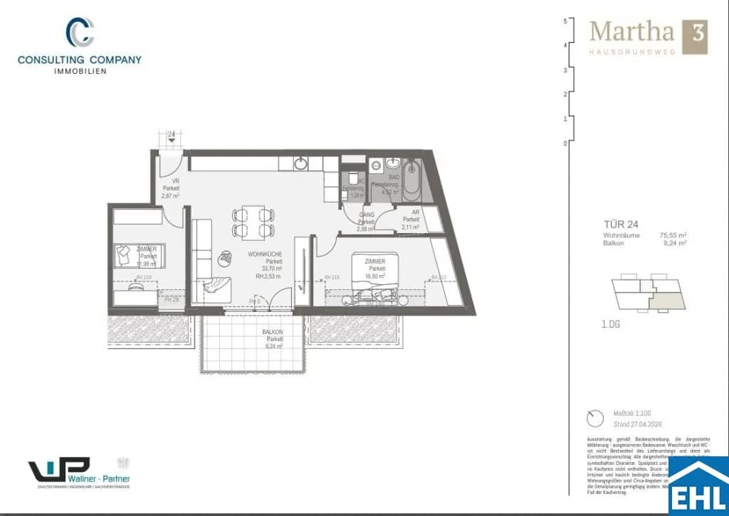 Immobilie kaufen in Wien – 75,55 m², € 463.000 – Bild 5 von 5