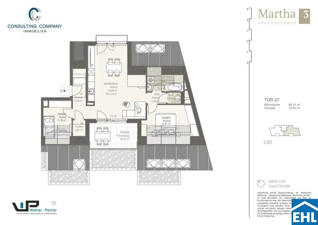 3-Zimmer-Wohnung kaufen in Wien – 85,31 m², € 604.428 – Bild 5 von 5