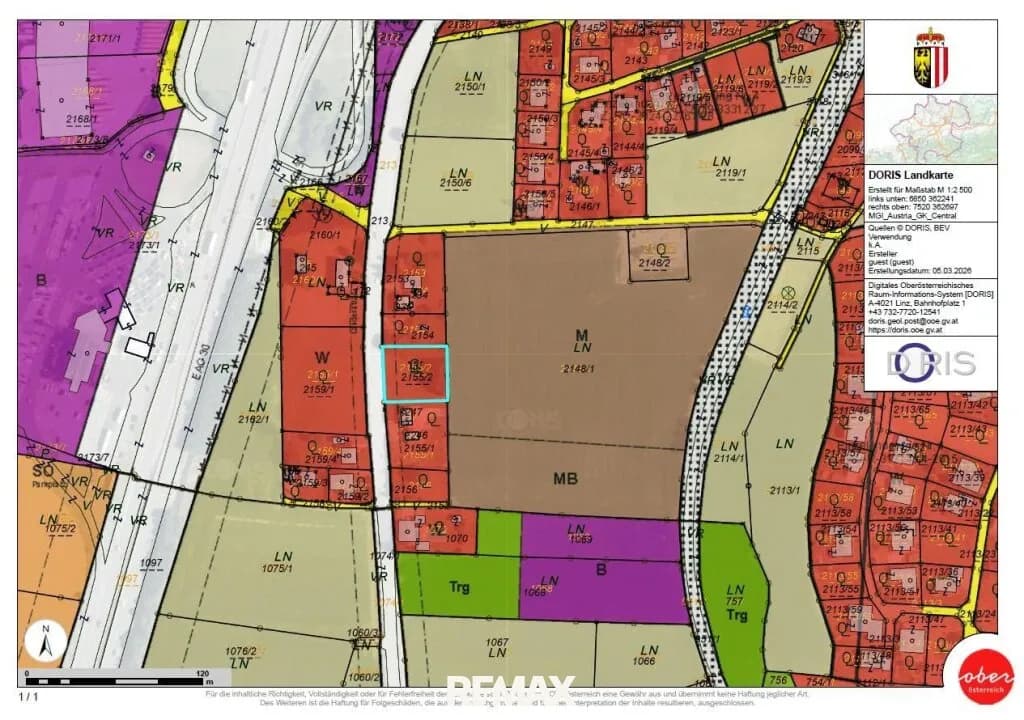 Grundstück kaufen in Schärding – 1 636 m² – Bild 3 von 4