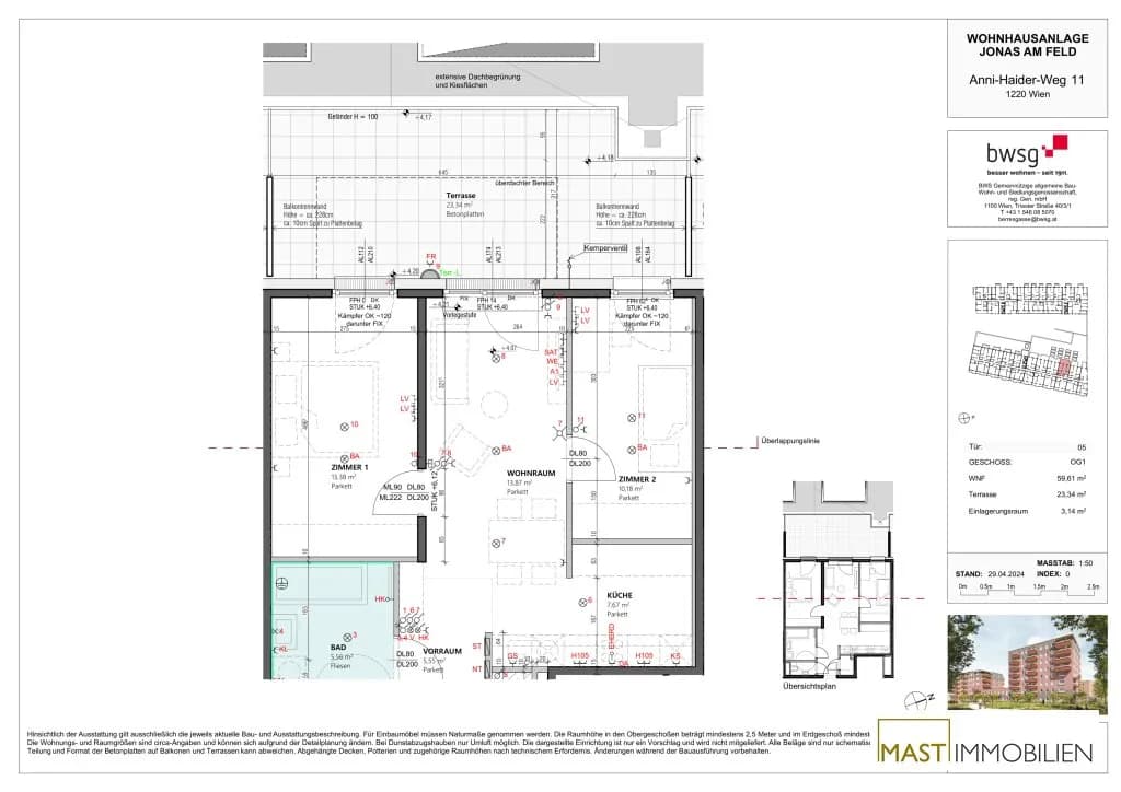 3-Zimmer-Wohnung kaufen in Wien – 59,61 m², € 340.000 – Bild 10 von 10
