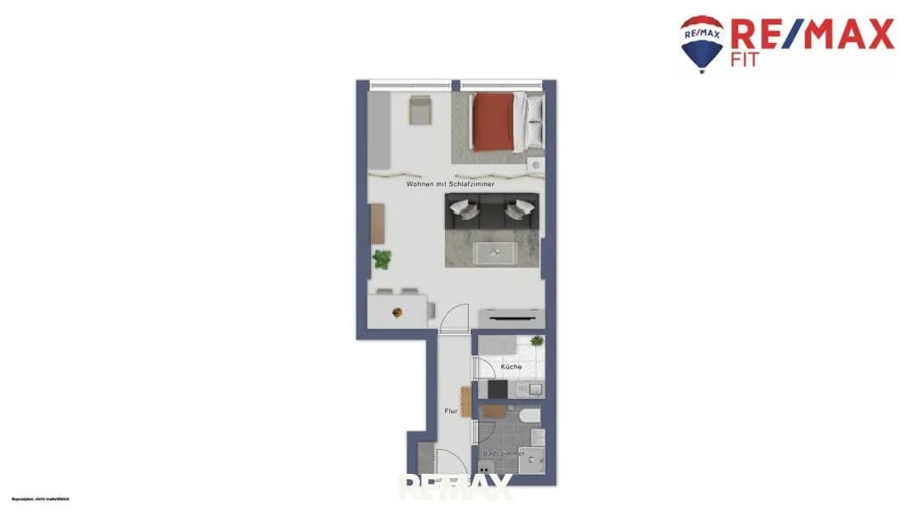 Wohnung mieten in Grieskirchen – 49 m², € 742 – Bild 4 von 4