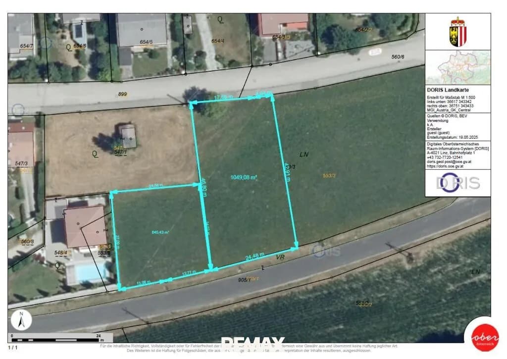 Grundstück kaufen in Grieskirchen – 1 048 m², € 220.080 – Bild 3 von 5