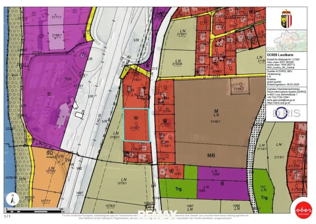 Grundstück kaufen in Schärding – 4 132 m² – Bild 4 von 5