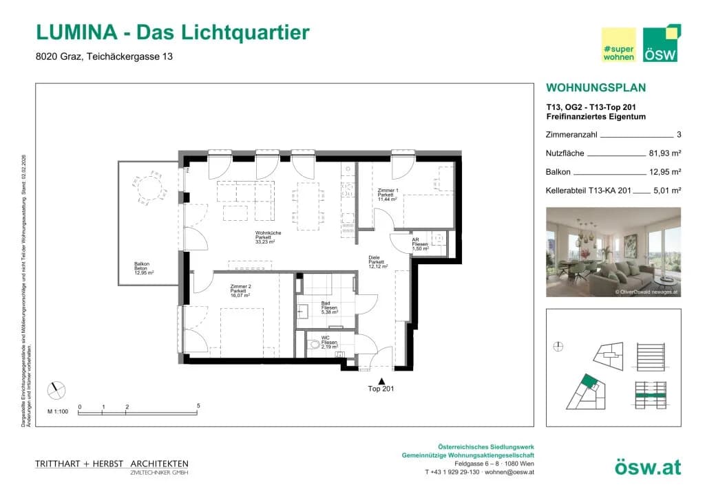 3-Zimmer-Wohnung kaufen in Graz – 81,93 m², € 370.000 – Bild 11 von 11