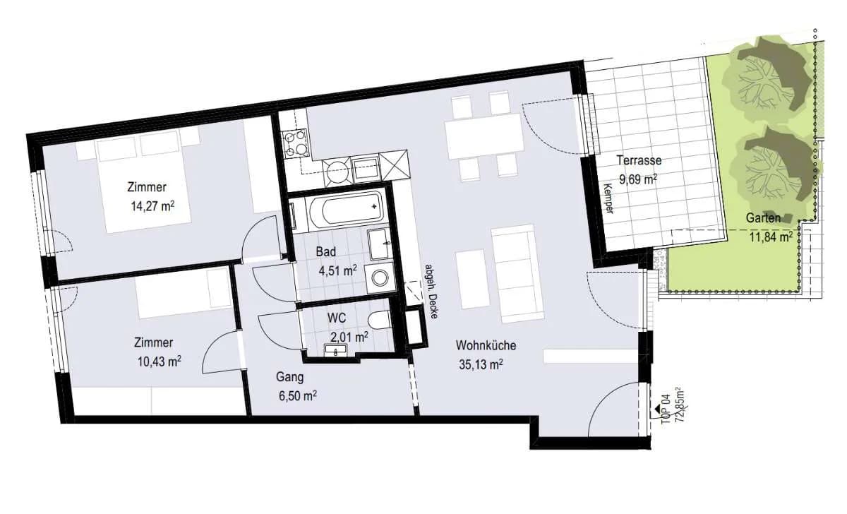 3-Zimmer-Gewerbeimmobilie kaufen in Wien – 72,85 m², € 476.697 – Bild 11 von 12