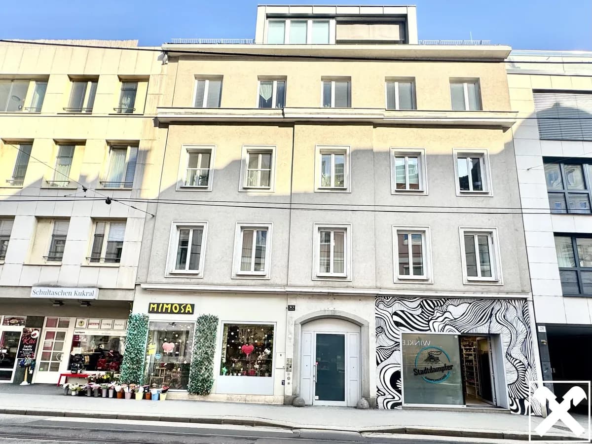 1-Zimmer-Immobilie mieten in Linz – 38 m², € 530