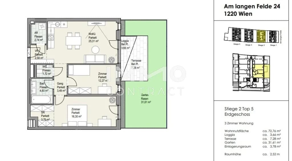 3-Zimmer-Wohnung kaufen in Wien – 71,09 m², € 560.690 – Bild 7 von 7
