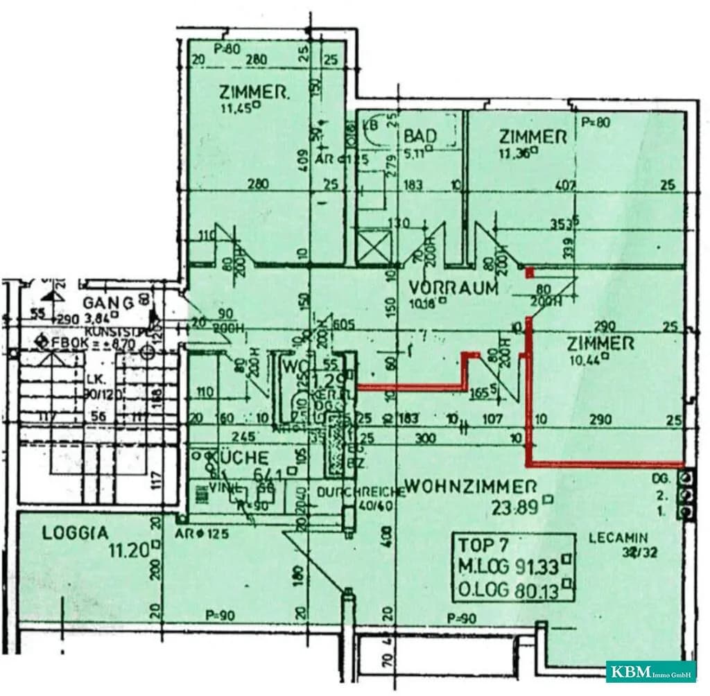 3-Zimmer-Wohnung mieten in Sankt Pölten Land – 80 m², € 1.030 – Bild 14 von 14