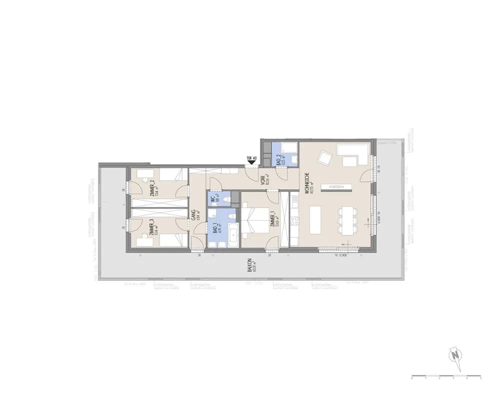 4-Zimmer-Wohnung kaufen in Wien – 105,21 m², € 730.000 – Bild 2 von 3