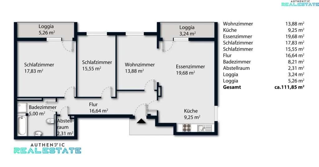 4-Zimmer-Wohnung kaufen in Mödling – 104,31 m², € 349.000 – Bild 16 von 17