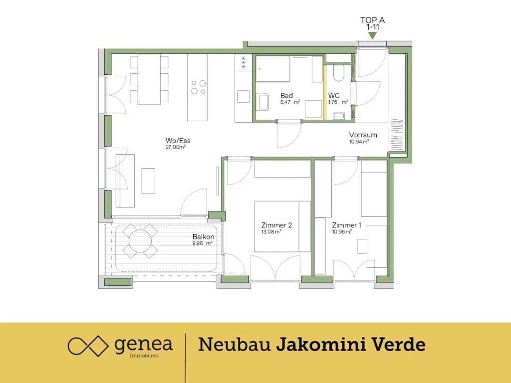 3-Zimmer-Wohnung kaufen in Graz – 69,21 m², € 329.000 – Bild 3 von 20
