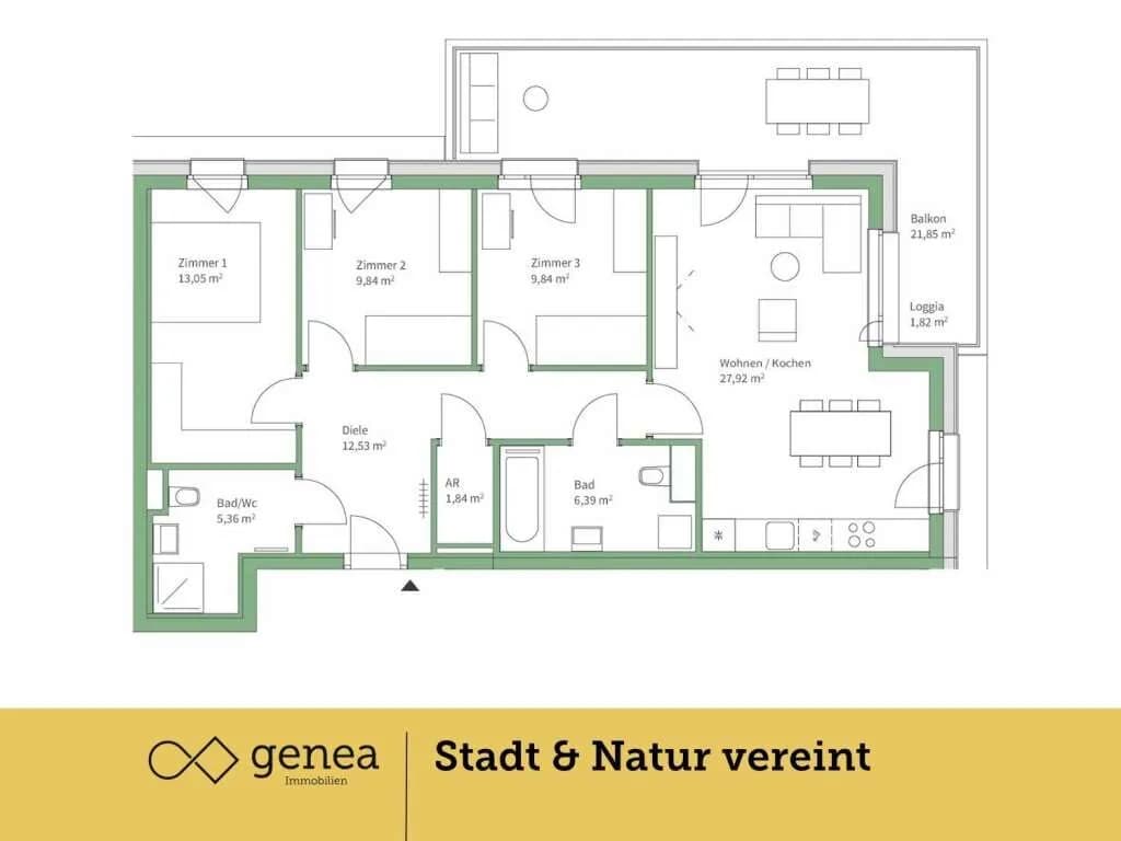 4-Zimmer-Wohnung kaufen in Graz – 86,77 m², € 419.000 – Bild 2 von 23