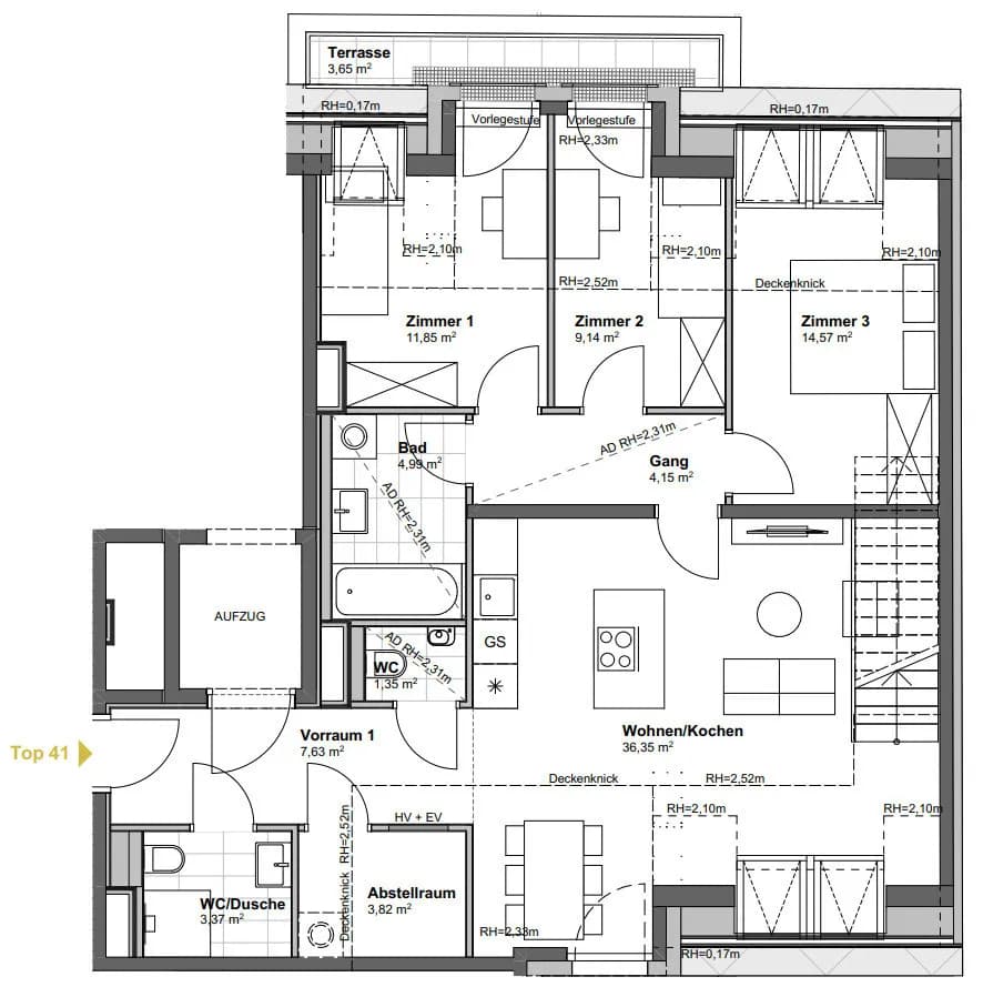 4-Zimmer-Gewerbeimmobilie kaufen in Wien – 130 m², € 783.891 – Bild 6 von 11