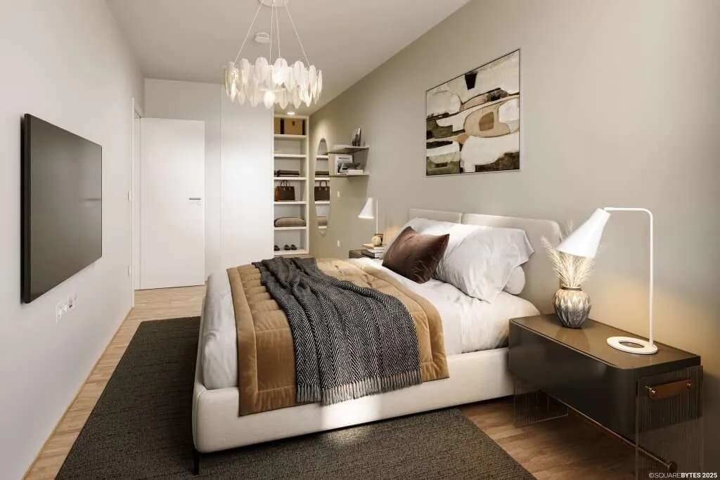 2-Zimmer-Wohnung kaufen in Baden – 43,26 m², € 239.000 – Bild 3 von 5