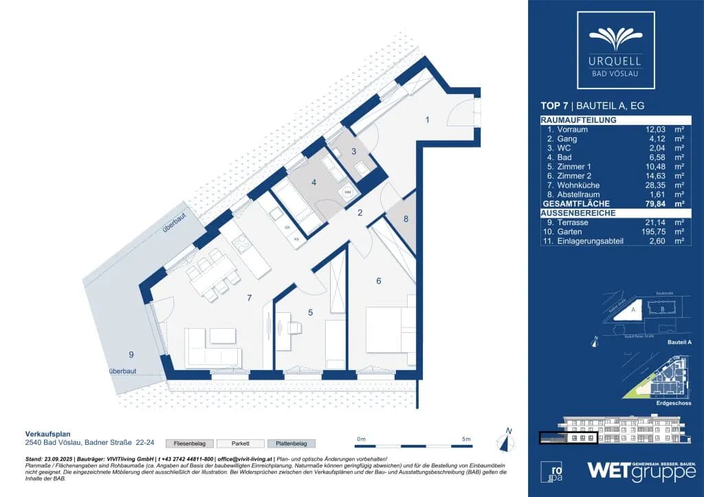 3-Zimmer-Wohnung kaufen in Baden – 79,83 m², € 398.000 – Bild 5 von 6