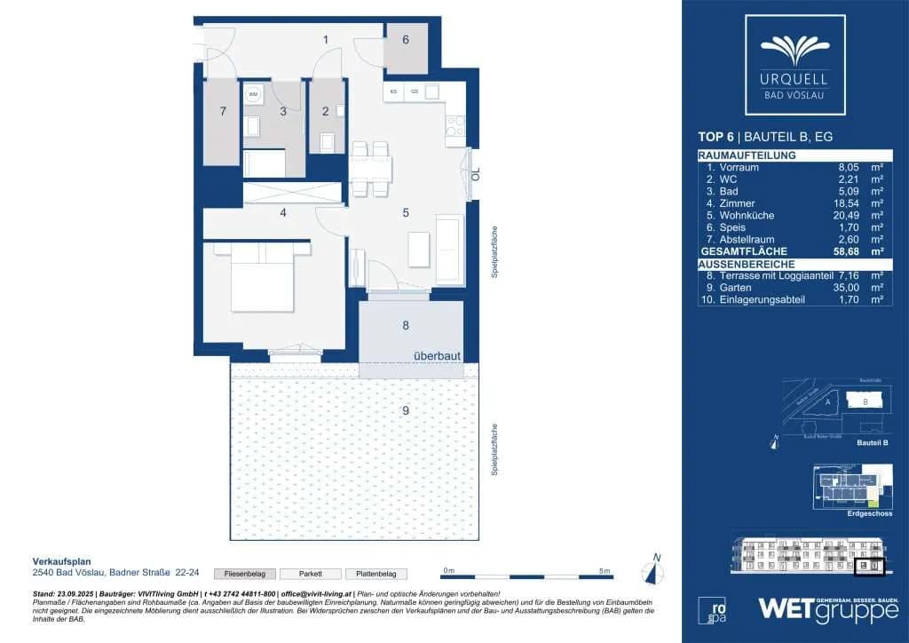 2-Zimmer-Wohnung kaufen in Baden – 60,44 m², € 329.000 – Bild 5 von 5
