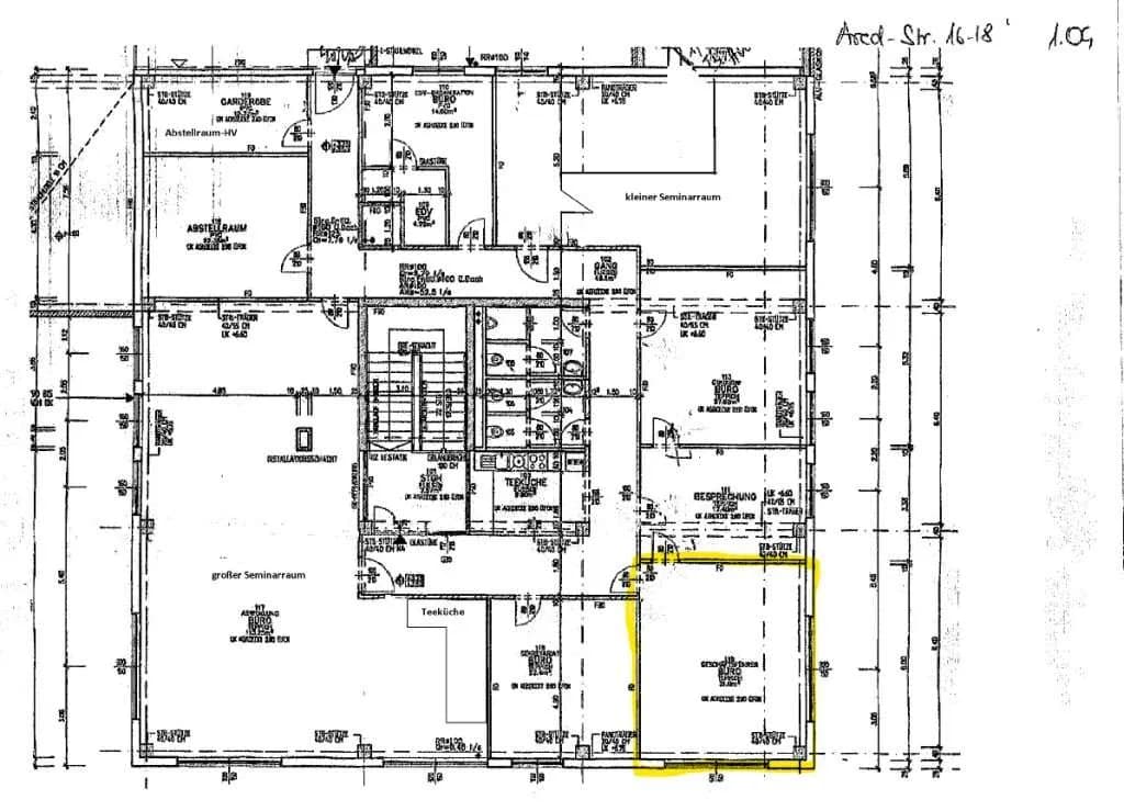 1-Zimmer-Gewerbeimmobilie mieten in Baden – 43 m², € 477 – Bild 3 von 3